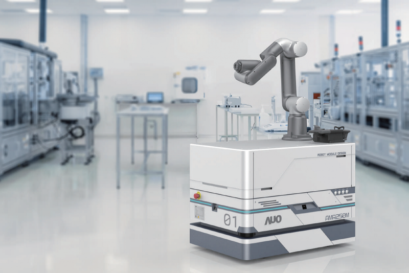 8868体育整合AI人工智慧、IoT物聯網與Cloud雲端平台服務，開發模組化AMR 250M自主移動機器人，滿足多元自動化生產需求，在智慧工廠中扮演著串接和搬運的角色