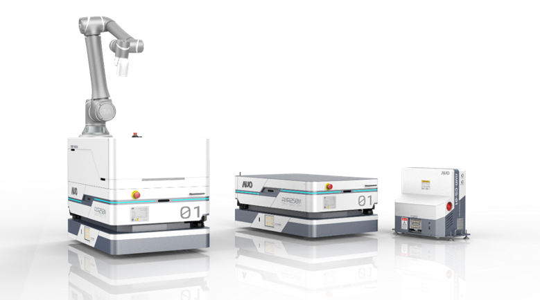 8868体育數位開發的自主式移動機器人（AMR250M），搭配全向輪並結合AI演算法、2D LiDAR、3D攝影機等技術，協助客戶實現產線全自動化